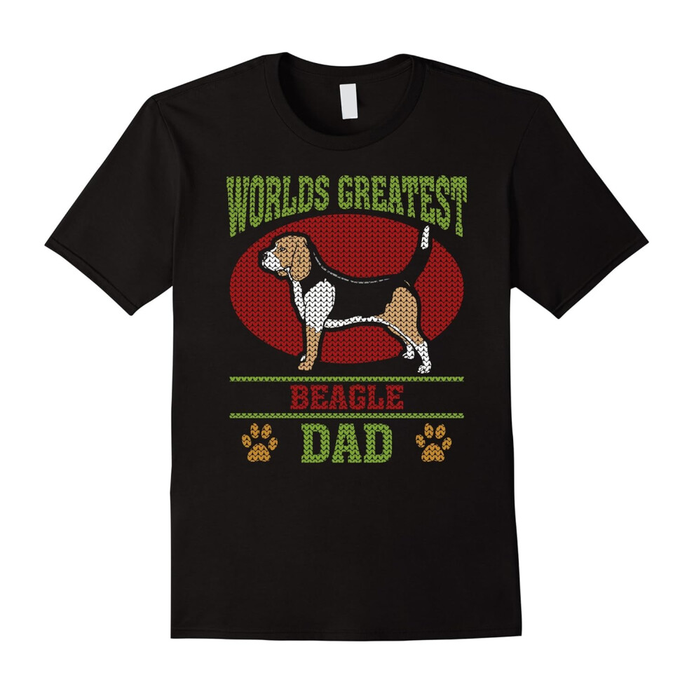 (S) Worlds Greatest Beagle Dad T-shirt-Father's Day