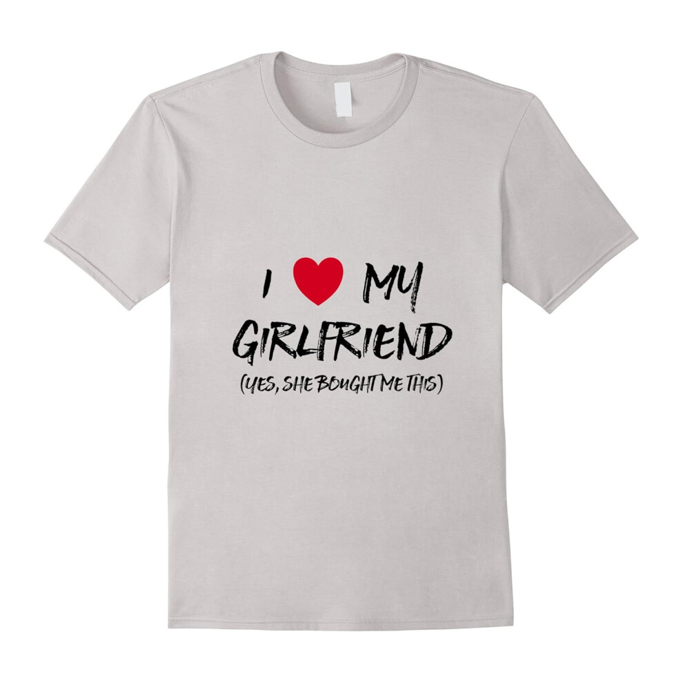 (XXXL) Men's I love my girlfriend â Couples Matching T-shirts part 2 of 2-Father's Day