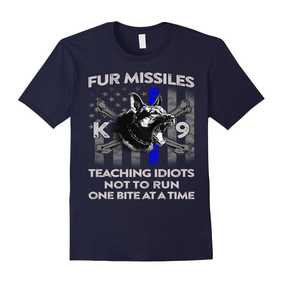 (L) Fur Missile K9 Shirt â Gifts for Dog Lovers Shirt, Dog Shirt-Father's Day