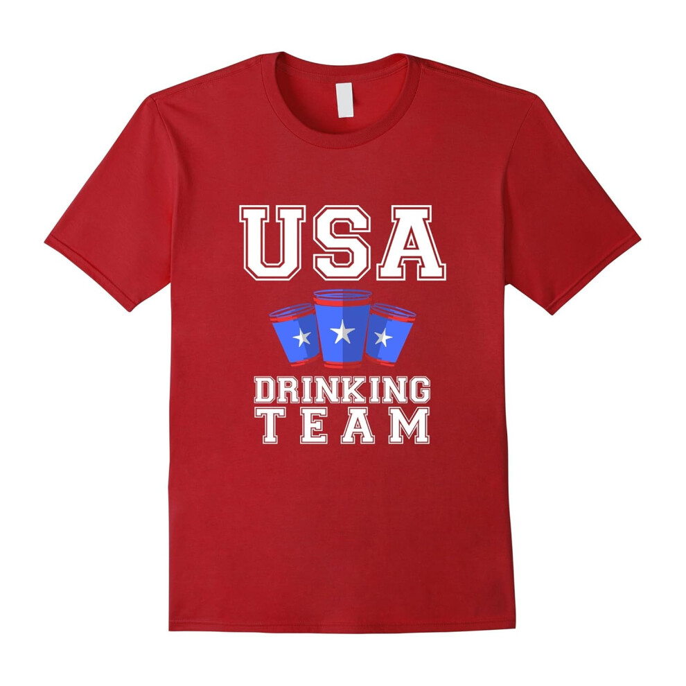 (S) USA Drinking Team,America Beer Lovers Drinking T-shirt-Father's Day