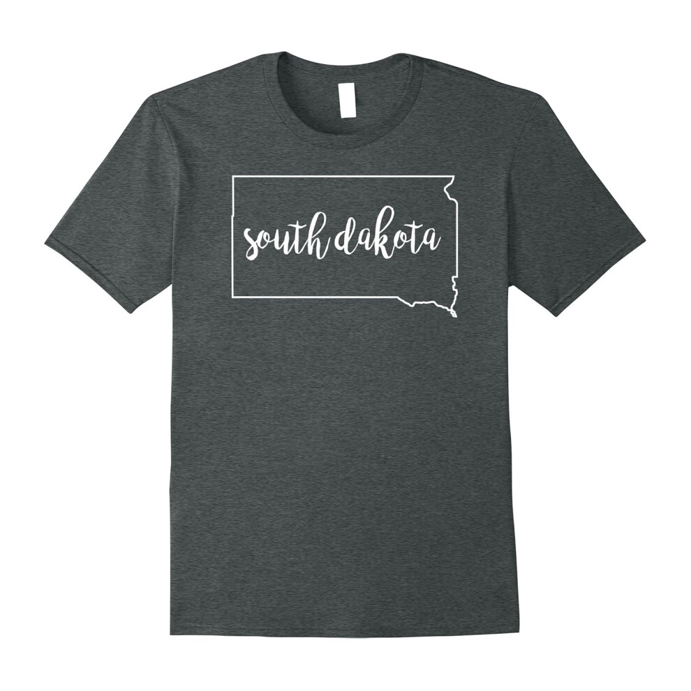 (M) South Dakota Shirt: Home Love Native Born State T-Shirt-Father's Day