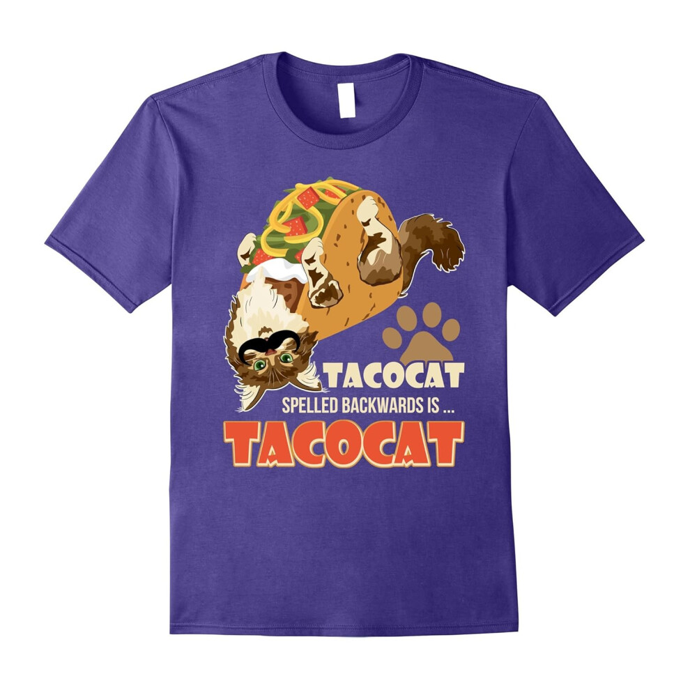 (XXL) Tacocat Shirt â Funny Maine Coon Cat Gifts-Father's Day