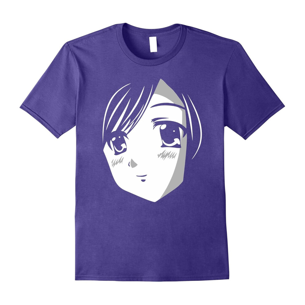 (M) I Love Japanese Anime Face Character Shirt Anime Lover Gifts-Father's Day