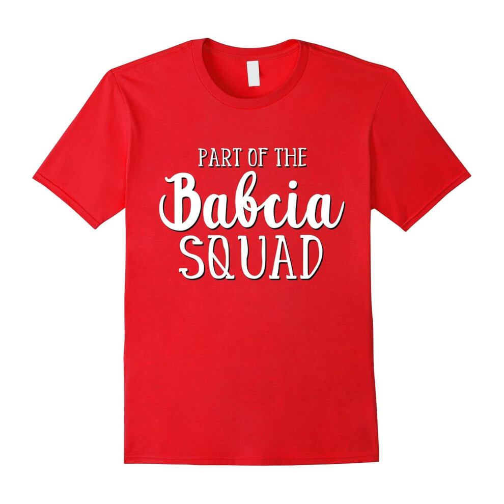 (XXXL) Babcia Squad Shirt Polish Poland Grandma Family Mother Gift-Father's Day