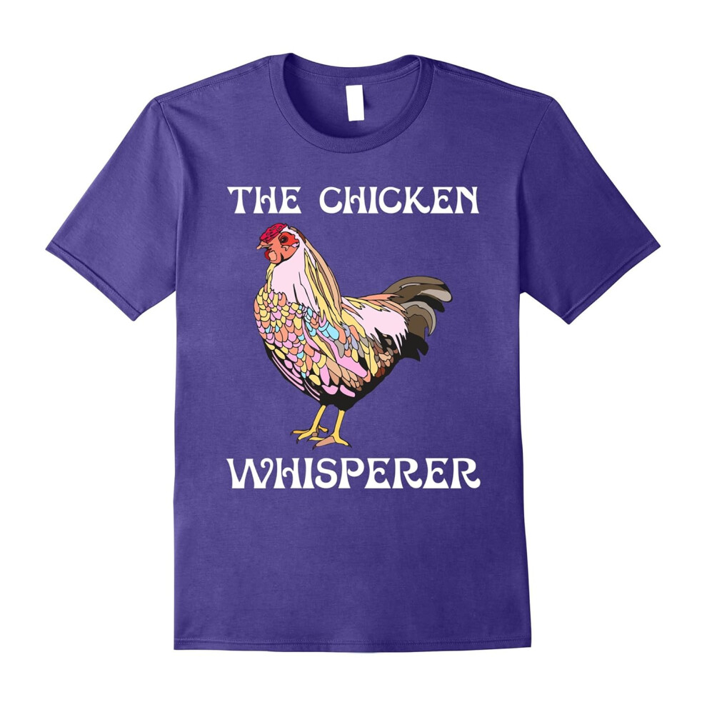 (XXXL) The Chicken Whisperer T-Shirt Funny Chicken Lover Tee-Father's Day