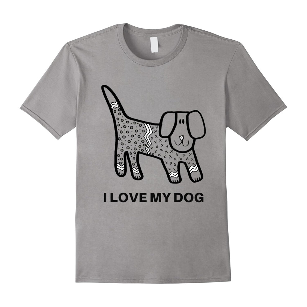 (S) I Love My Dog Shirt â Dog Love T-Shirt â Love Dog Shirt-Father's Day