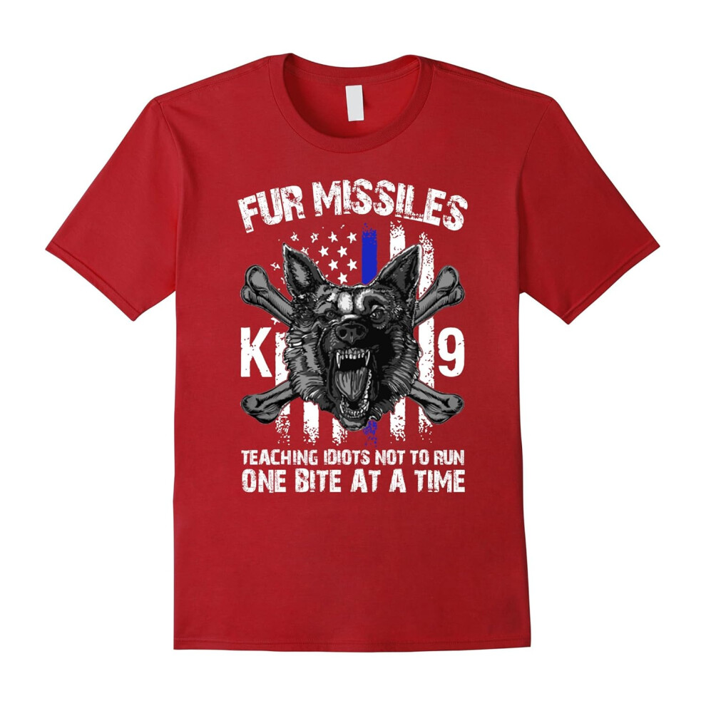 (XXXL) FUR MISSILE K9 T SHIRT â Gifts for Dog Lovers T Shirt-Father's Day