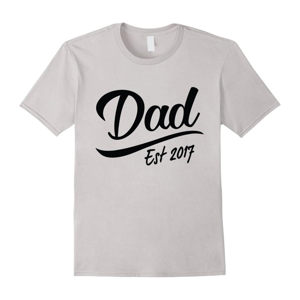 (XL) Men's Dad To Be Shirt â Dad Est 2017 â New Dad Gift-Father's Day