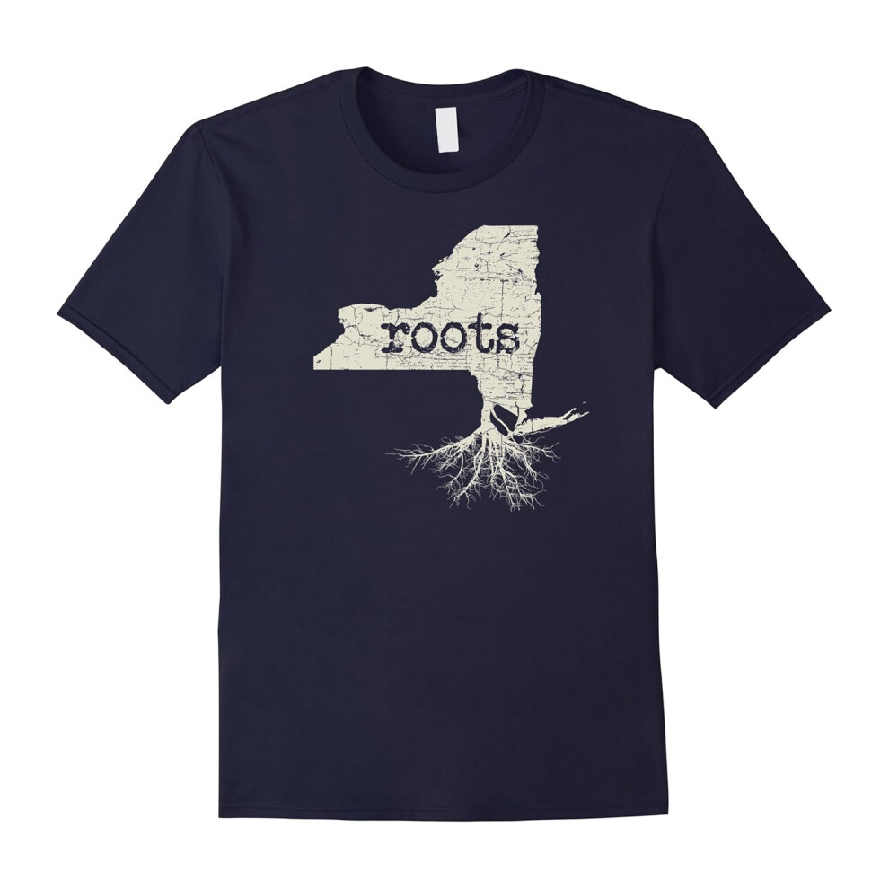 (S) New York Roots Shirt: Love Native Born State T-Shirt-Father's Day