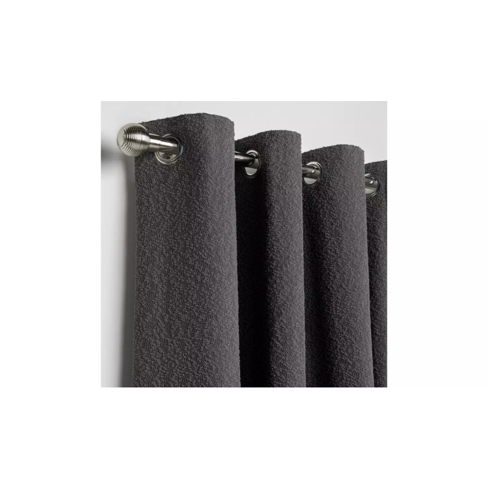 Habitat Boucle Plain Blackout Eyelet Curtains