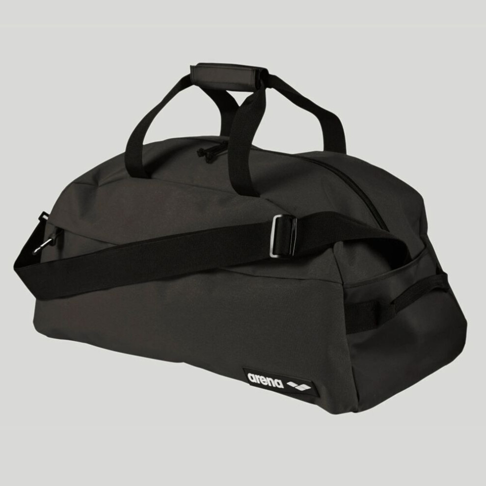 40L Arena Duffle Bag Travel Sports Gym w/ Included Wet Bag in Black Melange