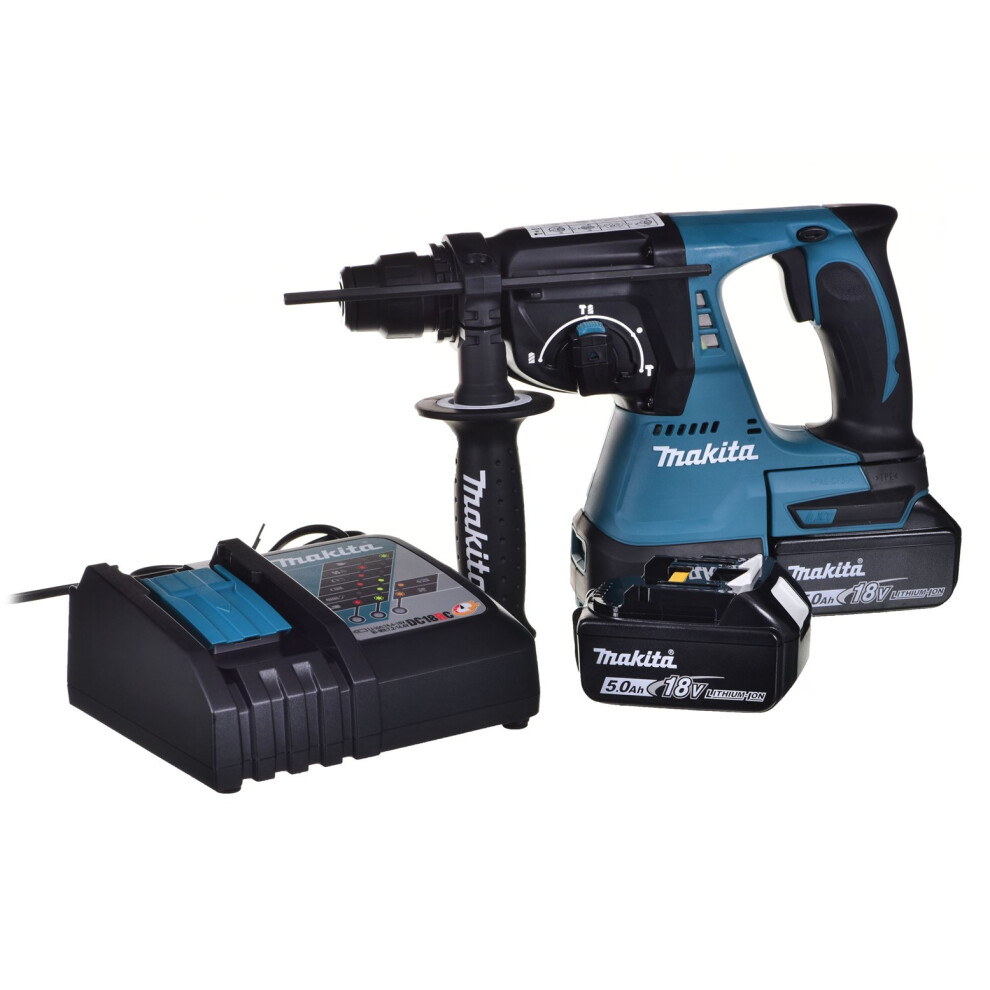 Makita DHR242RTJ rotary hammer 950 RPM SDS Plus