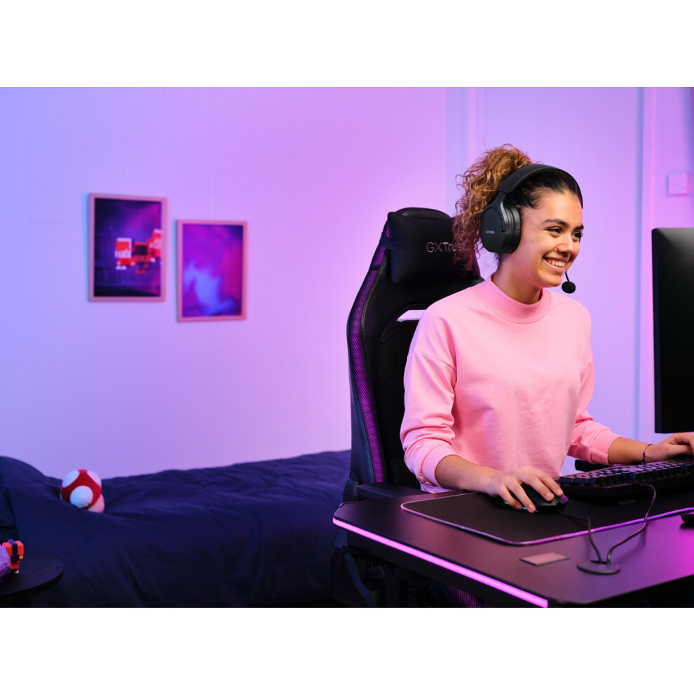 Trust GXT 491 Fayzo Headset Wired & Wireless Head-band Gaming USB Type-C Bluetooth Black-image-OPC-PFC7V65-NEW