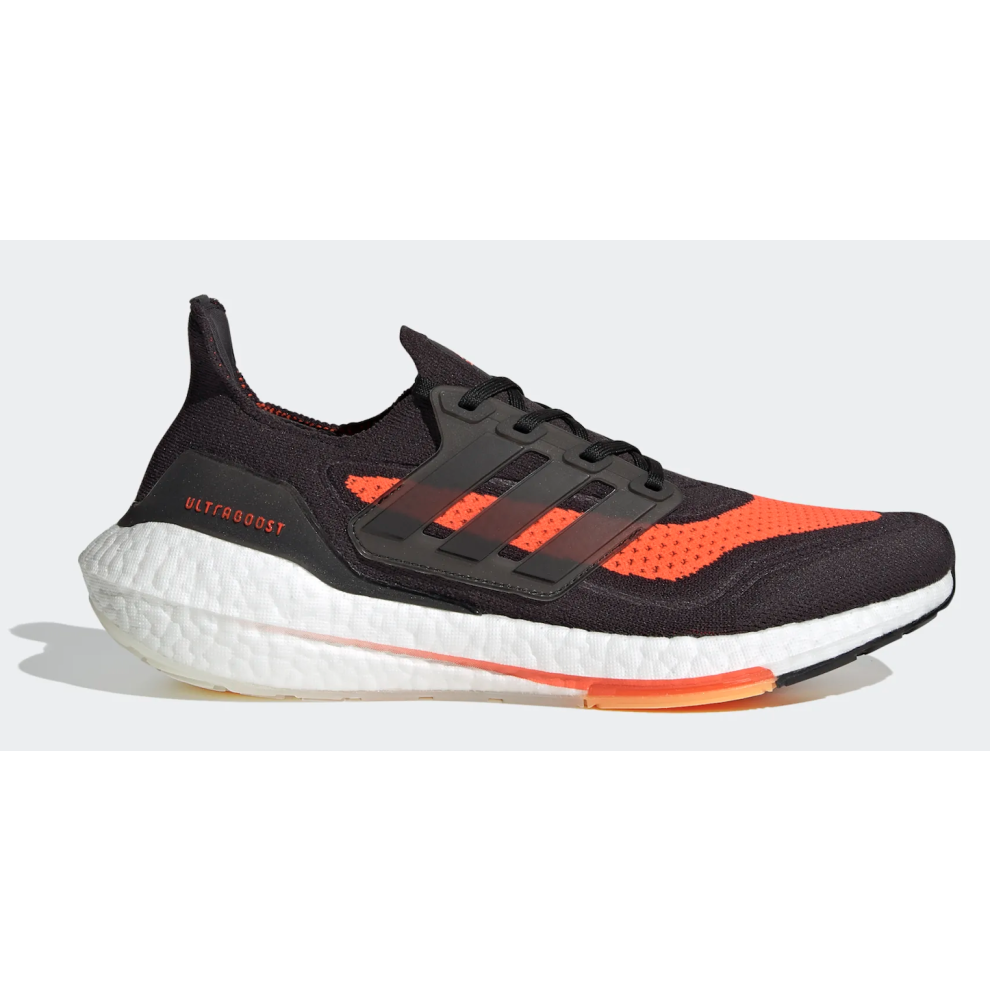 (US 9) Adidas Mens Ultraboost 21 Running Sneakers Runners Shoes - Black/Orange