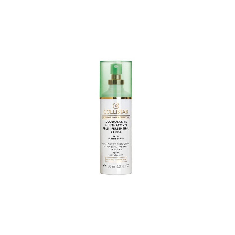 Collistar Multi-Active Deodorant 100Ml Hyper Sensitive Skins 24 Hours