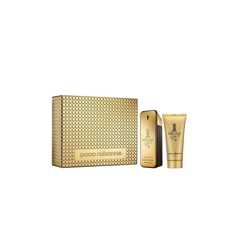 Paco Rabanne One Million: 100ml EDT Spray & 100ml Shower Gel