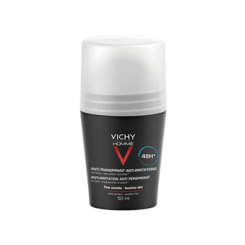 Vichy Vichy Homme Roll On Deodorant For Sensitive Skin 50ml