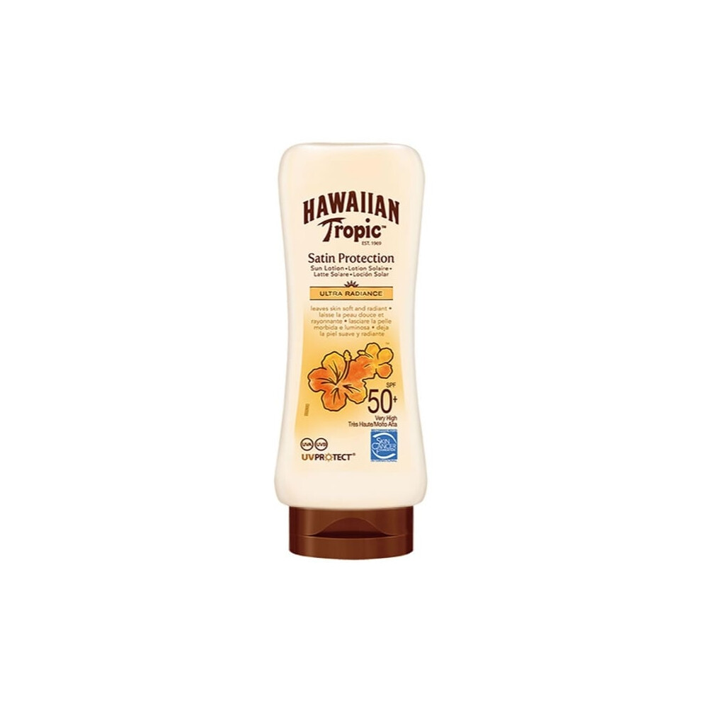 Hawaiian Tropic Satin Protection Ultra Radiance Sun Lotion Spf50 180Ml