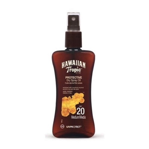 Hawaiian Tropic HAWAIIAN TROPIC Spray de aceite seco solar protector - SPF 20 - Coco - 200 ml