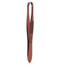 Tweewegs pincet - BETER - Krabtip - Gecoat koper - 8,3 cm - 1 stuk