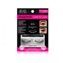 Pestañas Postizas - Ardell - 110 - Negro - Kit con Gel Magnético - Reutilizables
