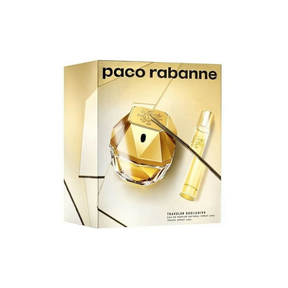 Paco Rabanne Lady Million Spray 80ml EDP Spray + 20ml EDP
