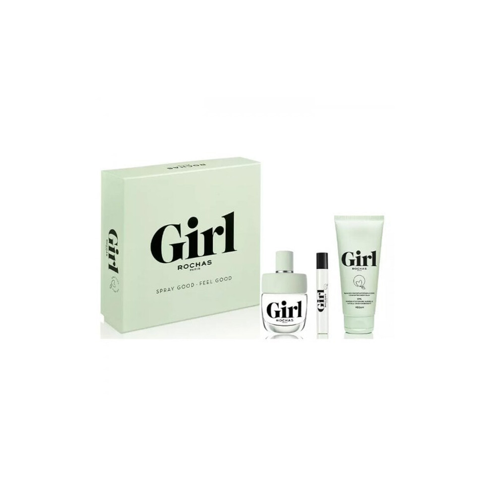 Rochas Girl 100ml EDT Spray Set 3 Pieces