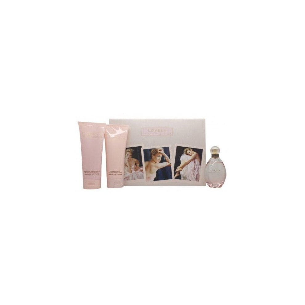 SJP Lovely Gift Set 100ml EDP + 200ml Body Lotion + 100g Bath Pearls