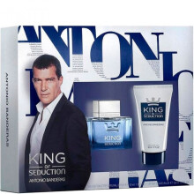 Antonio Banderas King Of Seduction Giftset 50ml Edt Spray + Aftershave Balm 50ml