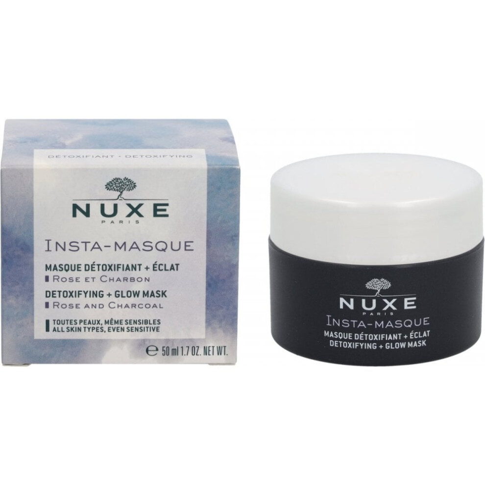 Nuxe Insta-Masque Detoxifying + Glow Mask Rose And Charcoal 50ml