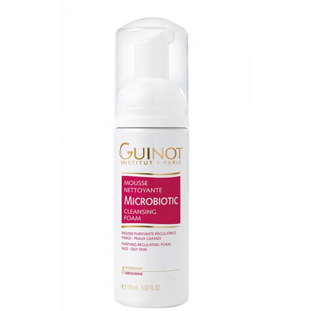 Guinot Microbiotic Mousse Visage Purifying Cleansing Foam Oily Skin 150Ml