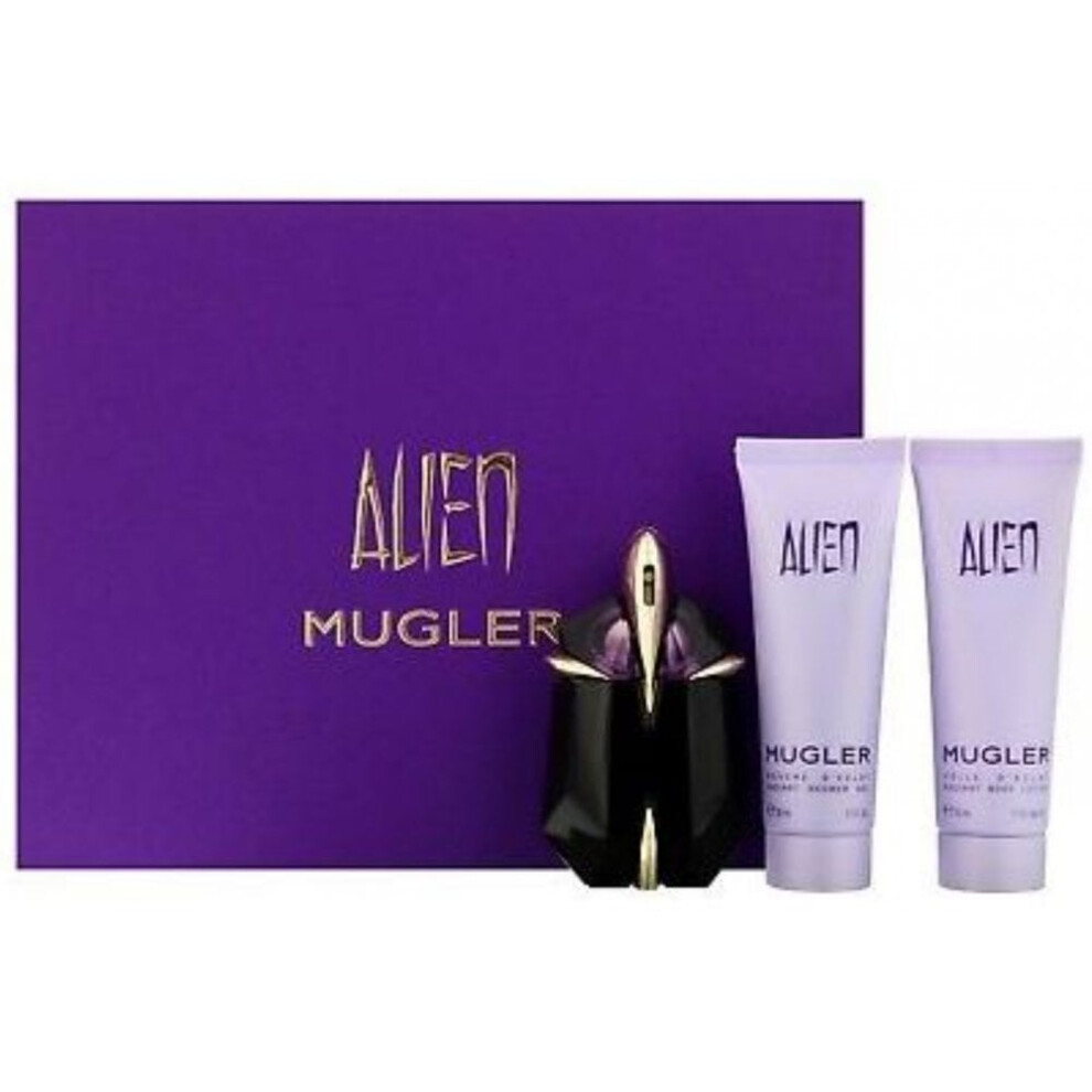 Thierry Mugler Alien Gift Set 30ml EDP Refill + 50ml Body Lotion + 50ml Shower Gel