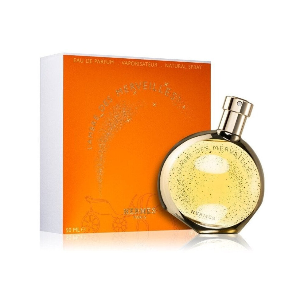 Hermes Amber L'ambre Des Merveilles 50Ml Eau De Parfum Edp For Her