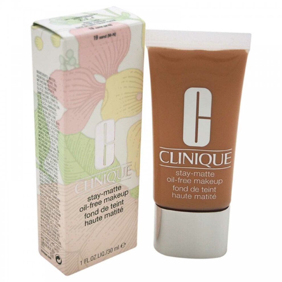 Clinique Stay Matte Oil Free Foundation 30ml - 19 Sand