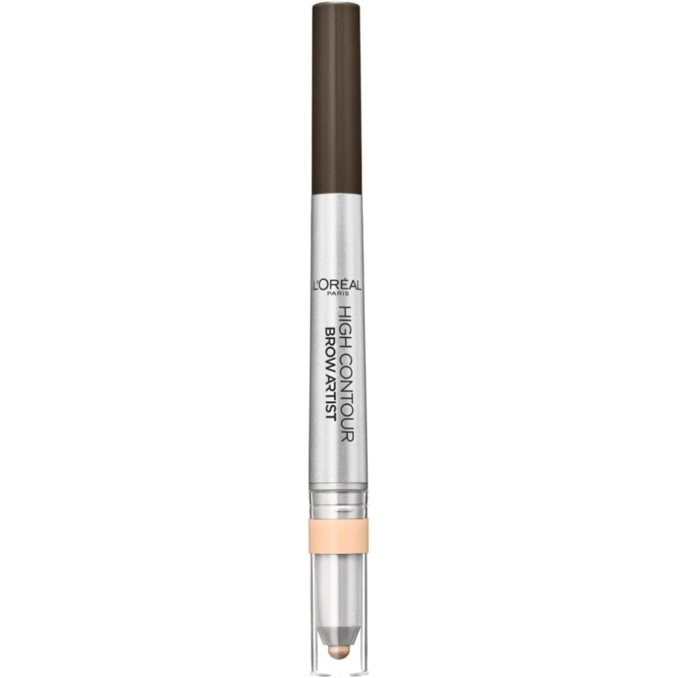 LâOrã©Al Paris Black Loreal High Contour Brow Pencil & Highlighter Duo - 109 Ebony