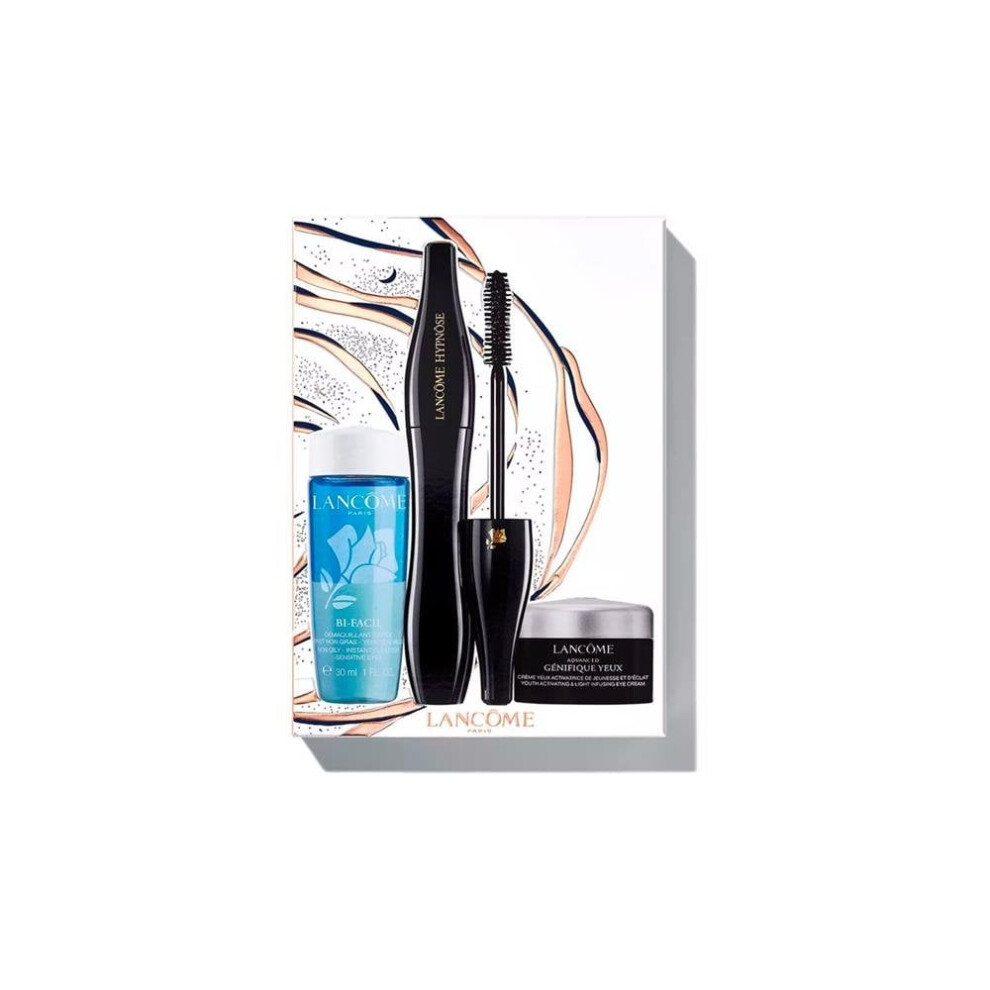 Lancome Hypnose Mascara Eye Routine Gift Set Hypnose Mascara 01 Black + Bi-Facil Eye Makeup Remover - 30ml +  Advanced Genifique Eye Cream 5ml