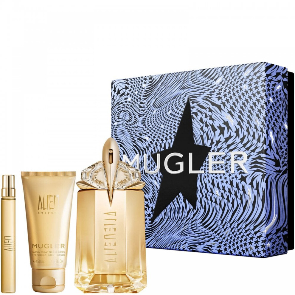 Thierry Mugler Alien Goddess 60ml EDP Refillable Spray+10ml EDP Refillable Spray+50ml Bl Set