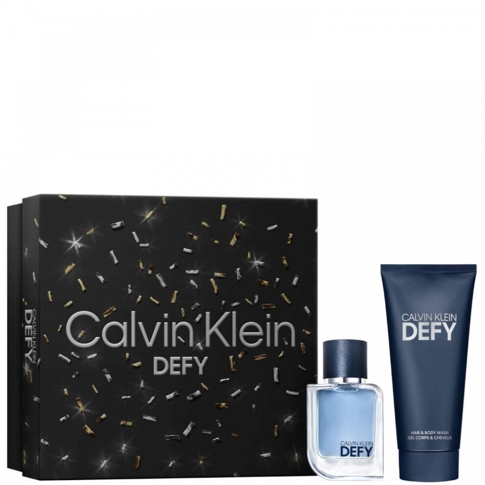 Calvin Klein Defy Men 50ml EDT Spray + 100ml Shower Gel