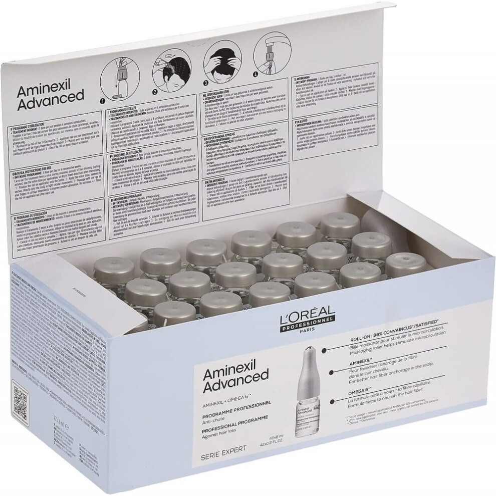 Loreal Serie Expert Aminexil Advanced Anti-Thinning Hair Treatment 42X6ml
