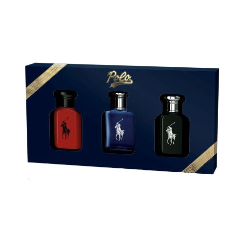 Ralph Lauren World Of Polo Gift Set 40ml Polo Red EDT 40ml Polo Blue EDT 40ml Polo Black EDT on OnBuy