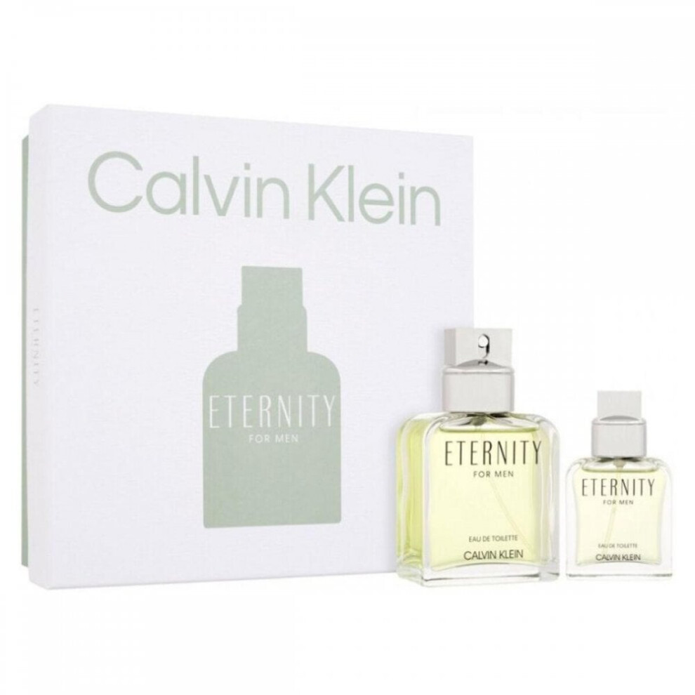 Calvin Klein Eternity For Men 100ml EDT Spray + 30 EDT Spray