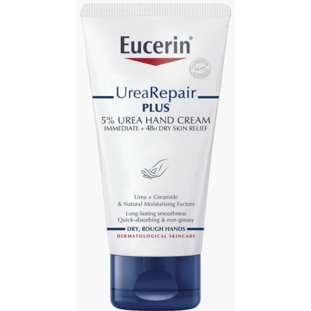 Eucerin Dry Skin Intensive Hand Cream 5% Urea With Lactate 75ml