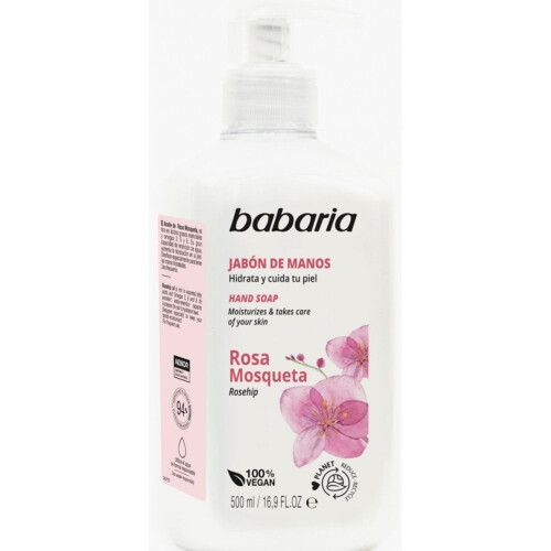 Savon pour les mains à la ROSE musquée 500 ml