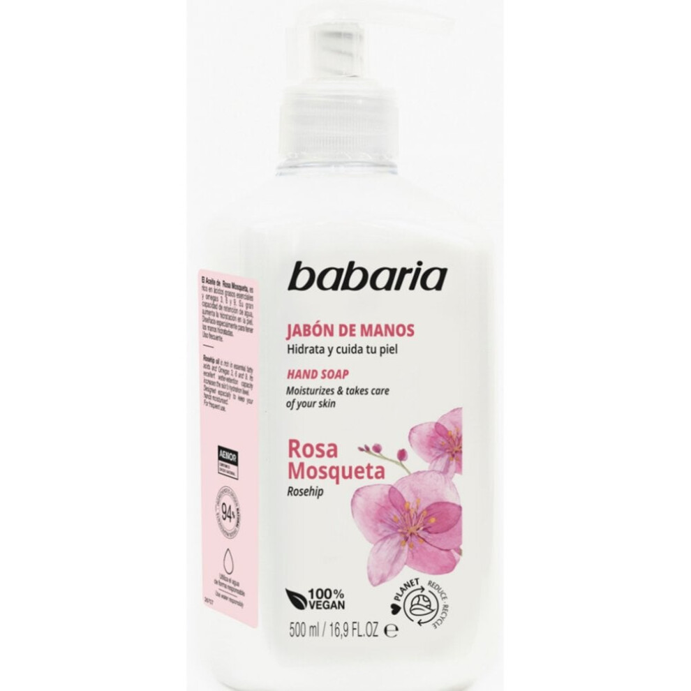 Babaria Rosa Mosqueta Hand Soap 500Ml
