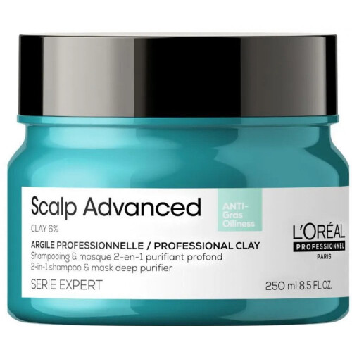 L’Oréal Paris L'Oreal Scalp Advanced Anti-Oiliness 2-In-1 Clay 250ml