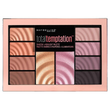 Maybelline Eyeshadow+Highlighter Palette - Temptation - 12 gr 10 Shades