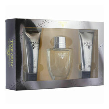Top Gun Chevron Gift Set 100ml EDT Spray + Hair & Body Wash 100ml + Aftershave Balm 100ml