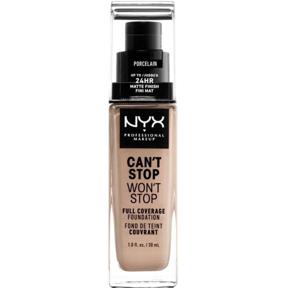 Nyx Professional Makeup Nyx Can't Stop Won't Stop 24H Foundation 30Ml - Porcelain