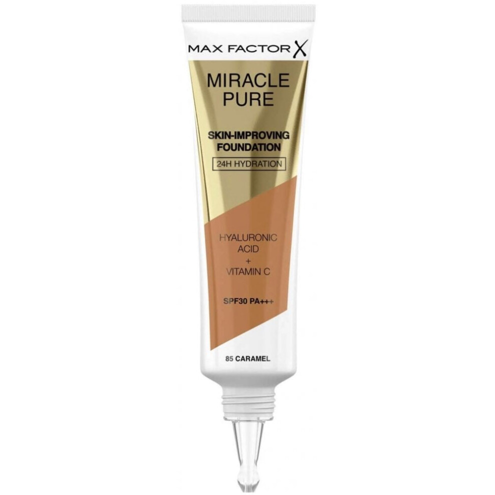 Max Factor Miracle Pure Skin Improving 24H Hydration Foundation 30ml - 85 Caramel