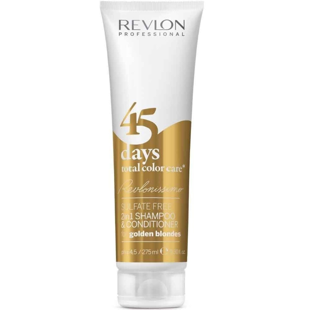 Revlonissimo 45 Days Shampoo Goldenblondes 275ml 2In1 Shampoo &